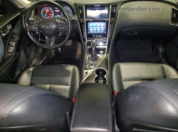 JN1EV7AR0JM434073 2018 INFINITI Q50 Черный Вид панели приборов