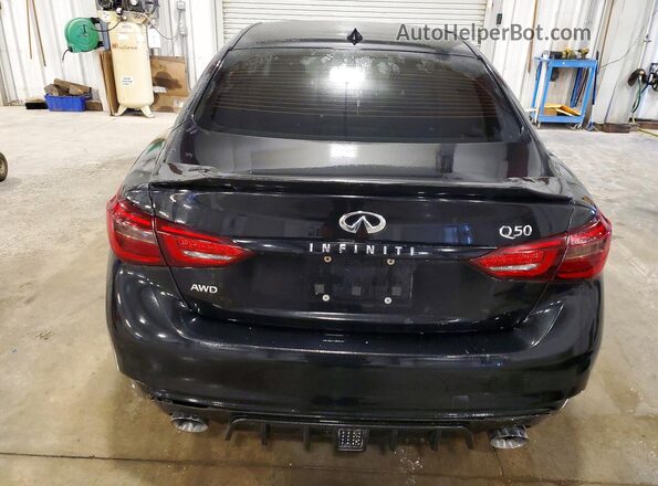JN1EV7AR0JM434073 2018 INFINITI Q50 Черный Вид сзади