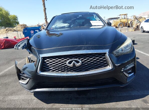 JN1EV7AR1JM436754 2018 INFINITI Q50 Black ხელსაწყოთა პანელის ხედი
