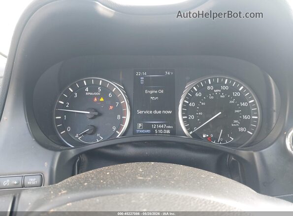 JN1EV7AR1KM558127 2019 INFINITI Q50 White უკანა სავარძლების ხედი