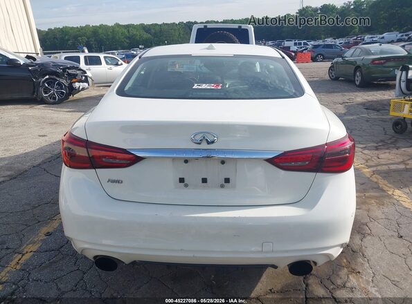 JN1EV7AR1KM558127 2019 INFINITI Q50 White 