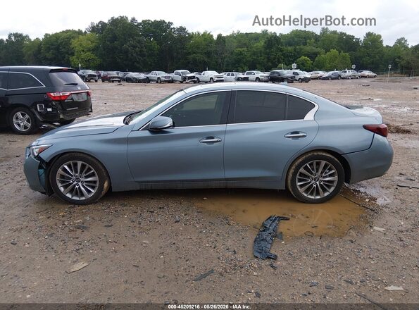 JN1EV7AR2JM442031 2018 INFINITI Q50 Light Blue Սալոնի 360 աստիճան տեսք