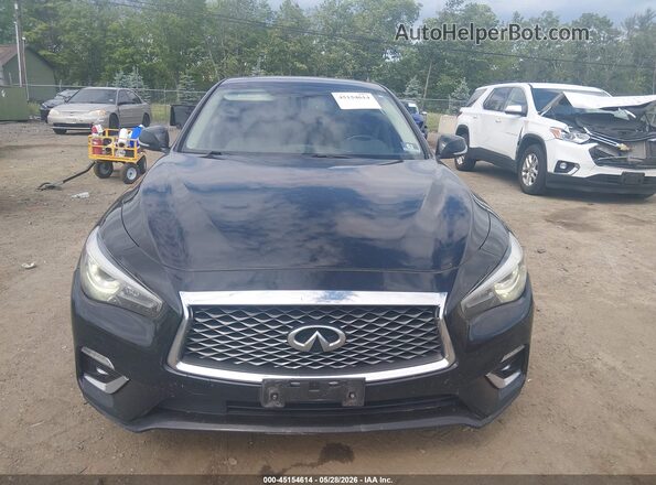 JN1EV7AR2KM554734 2019 INFINITI Q50 Black Widok zestawu wskaźników