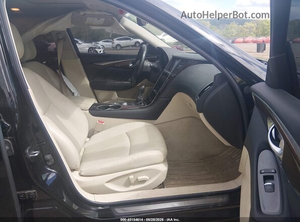 JN1EV7AR2KM554734 2019 INFINITI Q50 Black Widok wnętrza z przodu