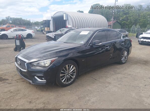 JN1EV7AR2KM554734 2019 INFINITI Q50 Black Przód lewy