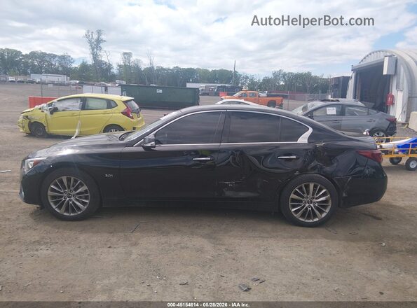 JN1EV7AR2KM554734 2019 INFINITI Q50 Black Widok wnętrza 360 stopni