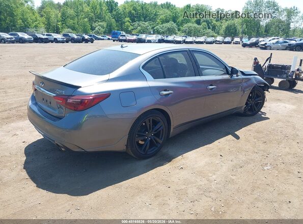 JN1EV7AR2KM591461 2019 INFINITI Q50 Gray Trasero derecho