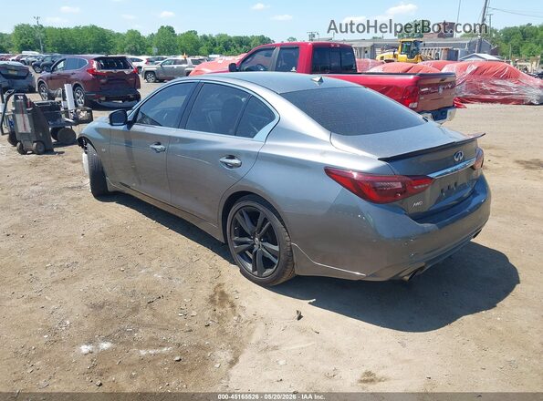 JN1EV7AR2KM591461 2019 INFINITI Q50 Gray Trasero izquierdo