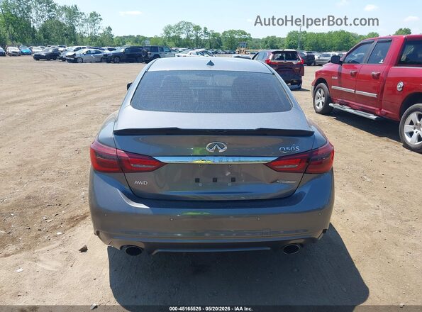 JN1EV7AR2KM591461 2019 INFINITI Q50 Gray 