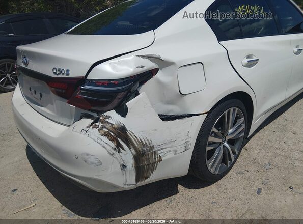 JN1EV7AR3JM433287 2018 INFINITI Q50 Белый Вид спереди