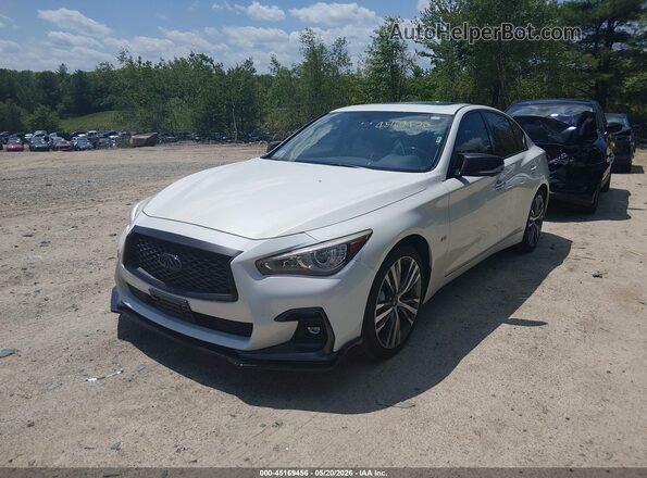 JN1EV7AR3JM433287 2018 INFINITI Q50 Белый Передняя левая четверть
