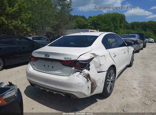 JN1EV7AR3JM433287 2018 INFINITI Q50 Белый Задняя правая четверть