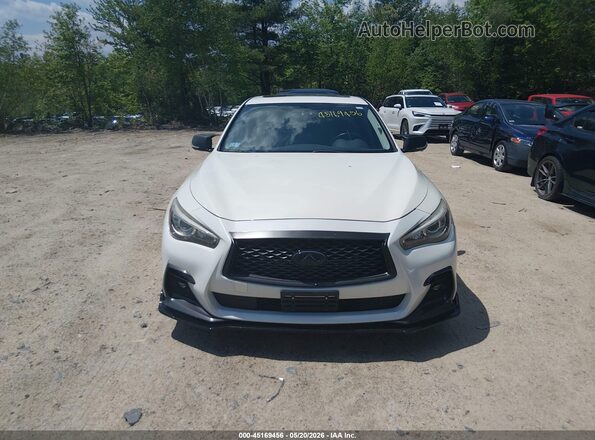 JN1EV7AR3JM433287 2018 INFINITI Q50 Белый Вид щитка приборов