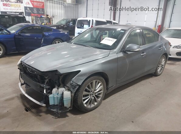 JN1EV7AR3JM435153 2018 INFINITI Q50 Silver 