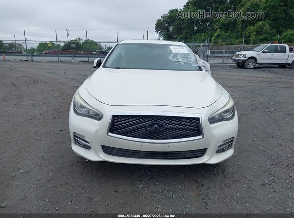 JN1EV7AR6HM830700 2017 INFINITI Q50 Кремовый Вид задней части салона
