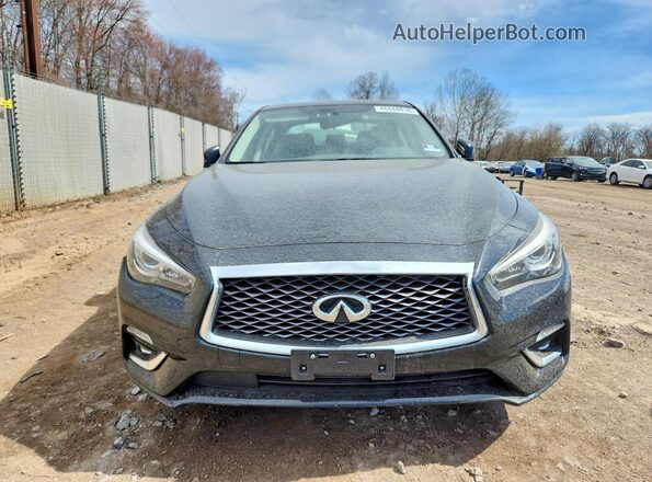 JN1EV7AR6KM552467 2019 INFINITI Q50 Black Դիմացի տեսք