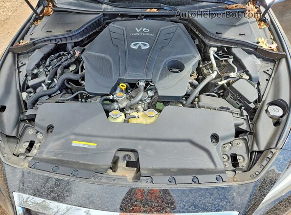JN1EV7AR6KM552467 2019 INFINITI Q50 Black Սալոնի հետևի տեսք