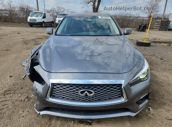 JN1EV7AR6LM255233 2020 INFINITI Q50 Silver Front view