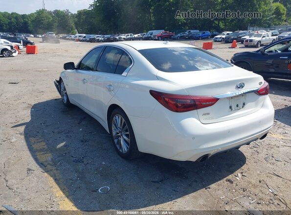 JN1EV7AR7JM439562 2018 INFINITI Q50 Белый Задняя левая четверть