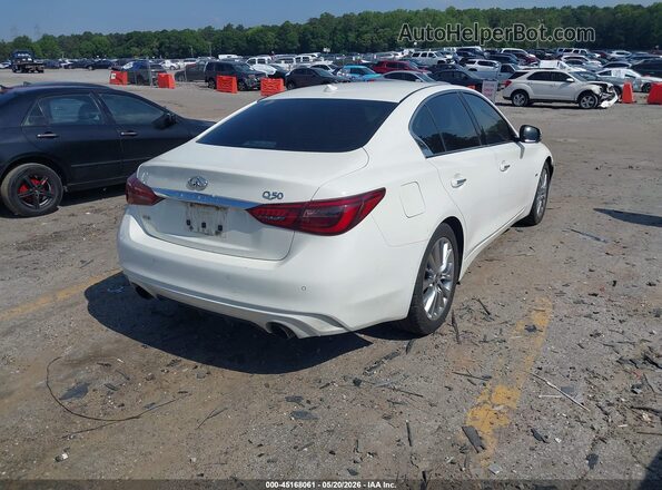 JN1EV7AR7JM439562 2018 INFINITI Q50 Белый Задняя правая четверть