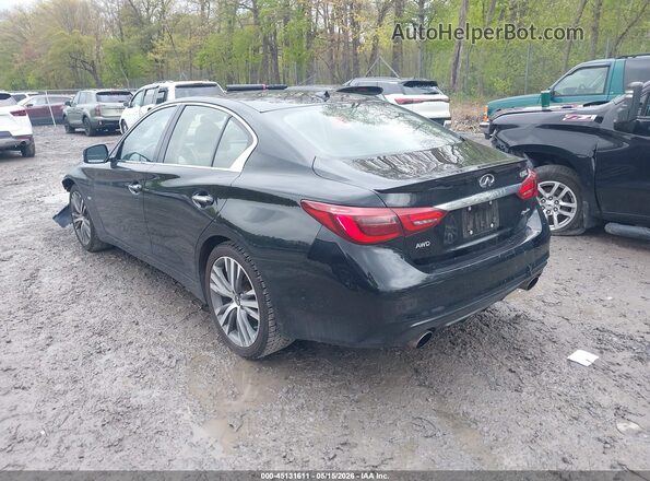 JN1EV7AR7KM553479 2019 INFINITI Q50 Black Հետևի ձախ