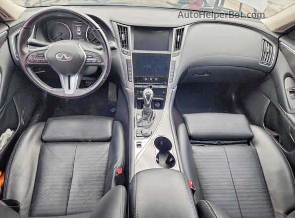 JN1EV7AR7KM593187 2019 INFINITI Q50 Gray 