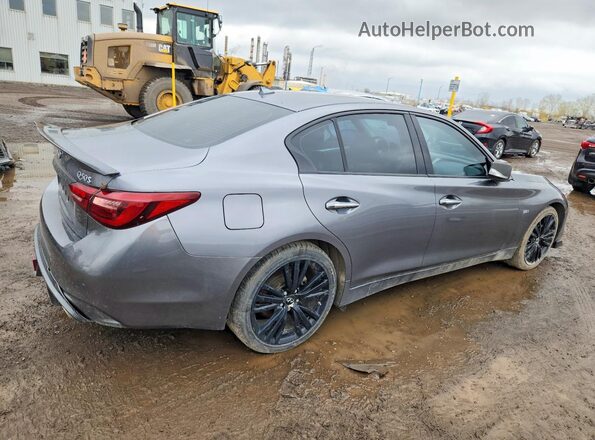 JN1EV7AR7KM593187 2019 INFINITI Q50 Gray 