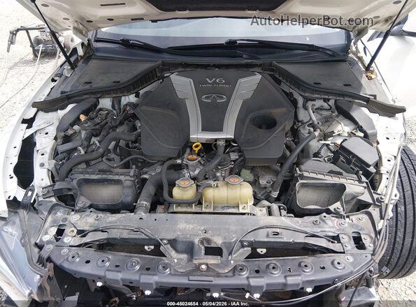 JN1EV7AR8JM443684 2018 INFINITI Q50 White უკანა ხედი