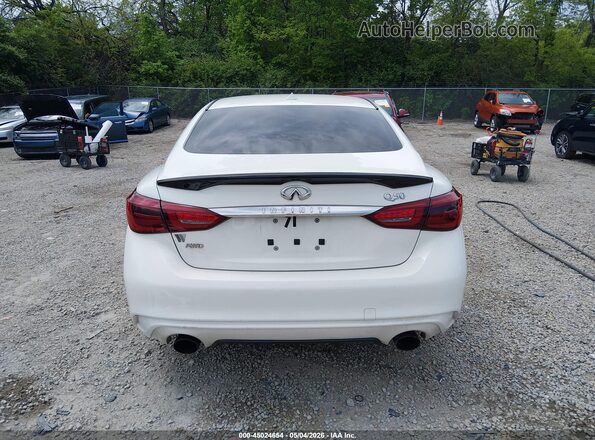 JN1EV7AR8JM443684 2018 INFINITI Q50 White 