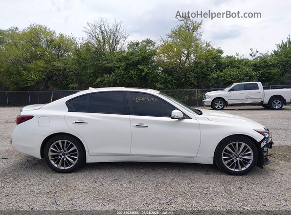 JN1EV7AR8JM443684 2018 INFINITI Q50 White სალონის 360-გრადუსიანი ხედი