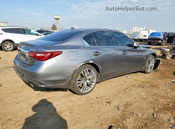 JN1EV7AR9JM610263 2018 INFINITI Q50 Gray 
