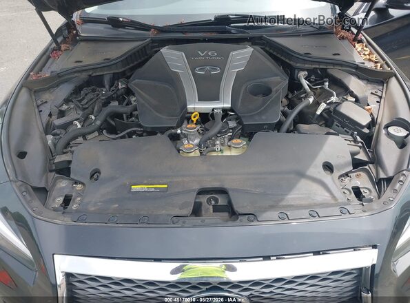 JN1EV7ARXHM840601 2017 INFINITI Q50 Black Вид ззаду