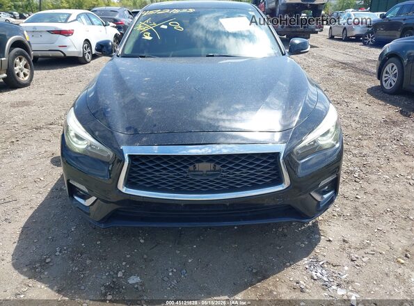 JN1EV7ARXJM439572 2018 INFINITI Q50 Черный Вид щитка приборов