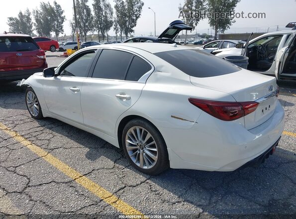 JN1EV7BP0MM701519 2021 INFINITI Q50 White Задня ліва чверть