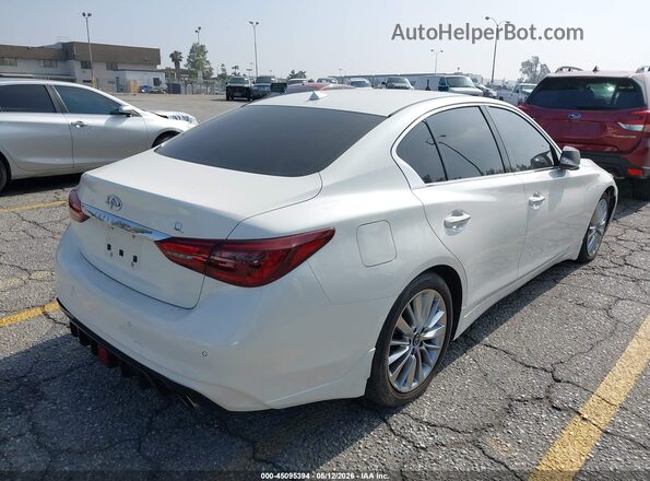 JN1EV7BP0MM701519 2021 INFINITI Q50 White Задня права чверть