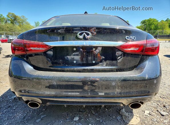 JN1EV7BP4PM512375 2023 INFINITI Q50 Black უკანა ხედი