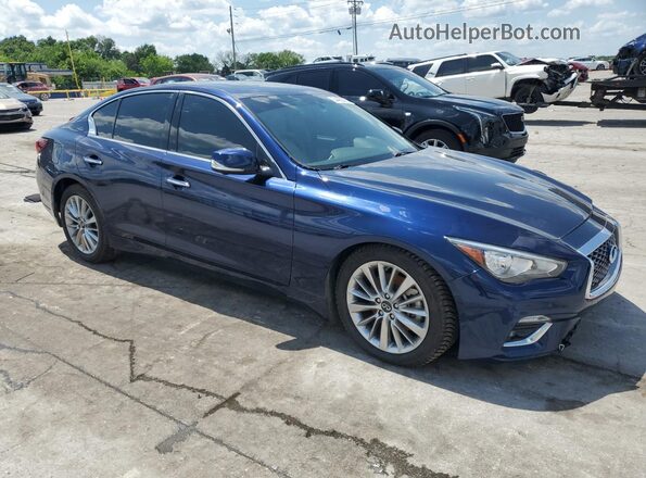 JN1EV7BP7MM707253 2021 INFINITI Q50 Blue 