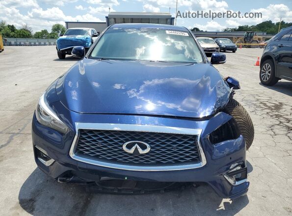 JN1EV7BP7MM707253 2021 INFINITI Q50 Blue 
