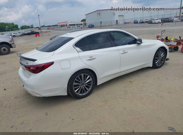 JN1EV7BP8PM513058 2023 INFINITI Q50 White უკანა მარჯვენა
