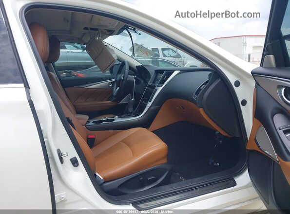 JN1EV7BP8PM513058 2023 INFINITI Q50 White წინა სალონის ხედი