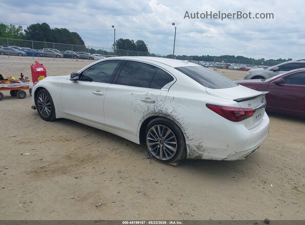 JN1EV7BP8PM513058 2023 INFINITI Q50 White უკანა მარცხენა