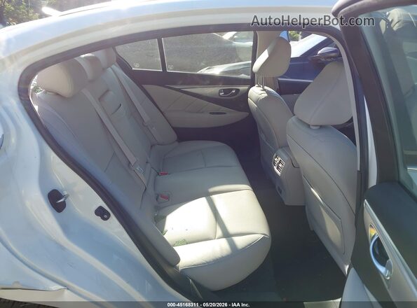 JN1EV7BP9PM511352 2023 INFINITI Q50 White VIN კოდის სტიკერის ხედი