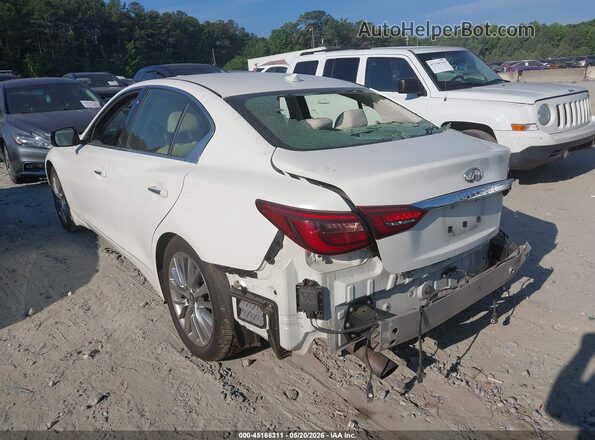 JN1EV7BP9PM511352 2023 INFINITI Q50 White უკანა მარცხენა