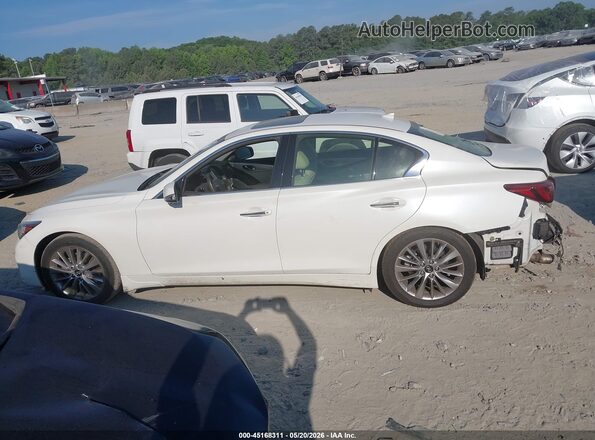 JN1EV7BP9PM511352 2023 INFINITI Q50 White სალონის 360-გრადუსიანი ხედი