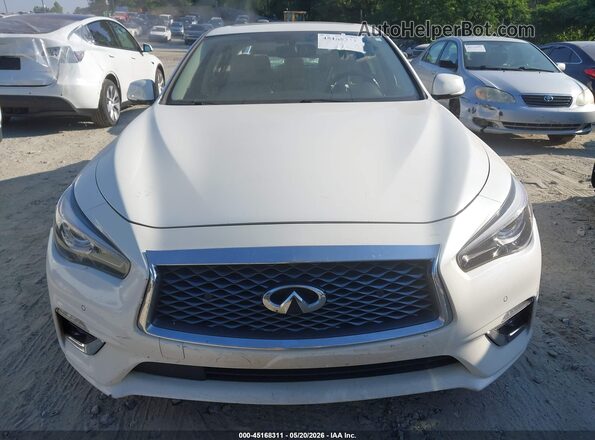 JN1EV7BP9PM511352 2023 INFINITI Q50 White ხელსაწყოთა პანელის ხედი