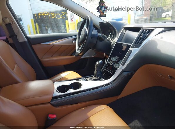 JN1EV7BR3PM541724 2023 INFINITI Q50 Black Вид салону спереду