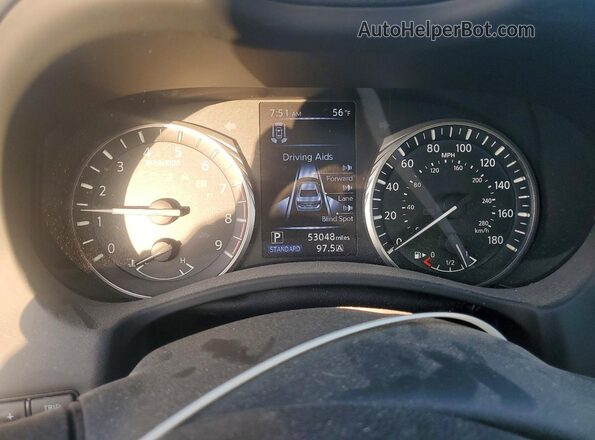 JN1EV7BR7MM753344 2021 INFINITI Q50 Gray Սարքավորումների վահանակի տեսք