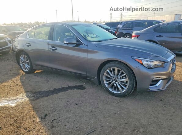 JN1EV7BR7MM753344 2021 INFINITI Q50 Gray Առջևի աջ