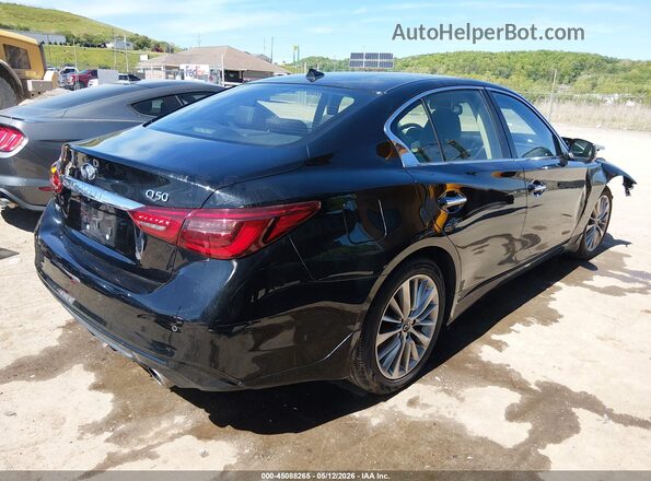 JN1EV7BR7NM340535 2022 INFINITI Q50 Black Հետևի աջ