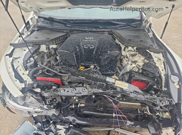 JN1EV7CP6MM706352 2021 INFINITI Q50 White Widok wnętrza z tyłu
